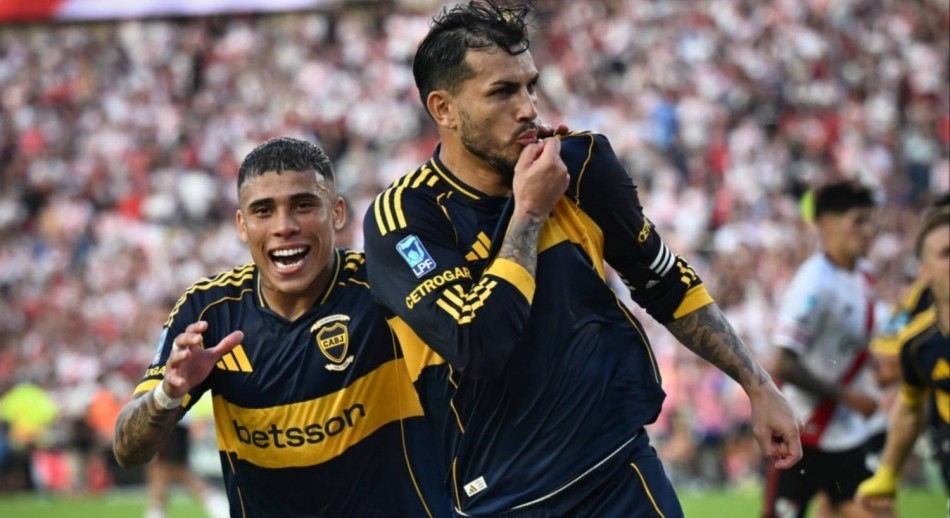 Con un gol de Paredes, Boca le ganó a River por 1 a 0 en el Superclásico 