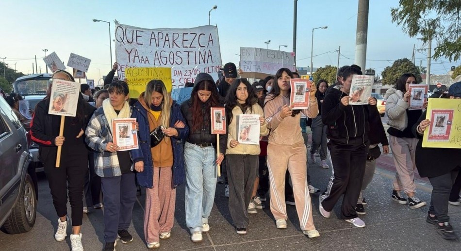Allanaron el domicilio del único sospechoso por la desaparición de Agostina Vega