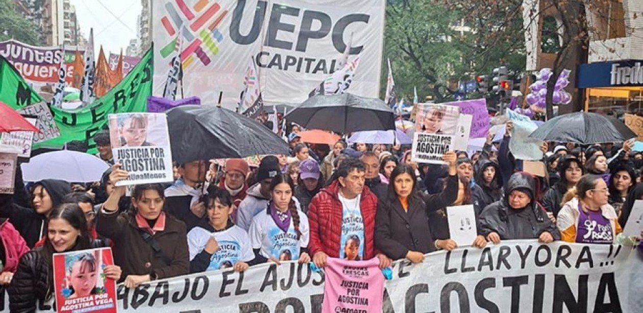 Córdoba: el dolor por Agostina transformó la marcha en un masivo pedido de justicia