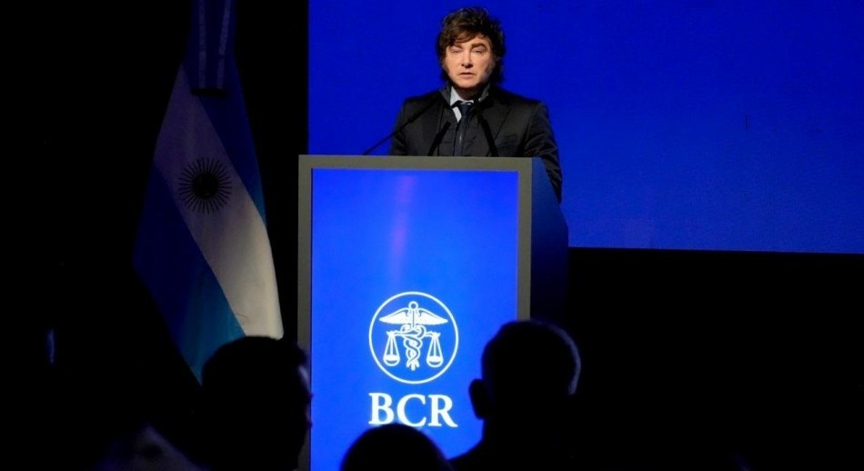 Javier Milei en la Bolsa de Comercio de Rosario: “por qué tanto ruido con la morosidad”