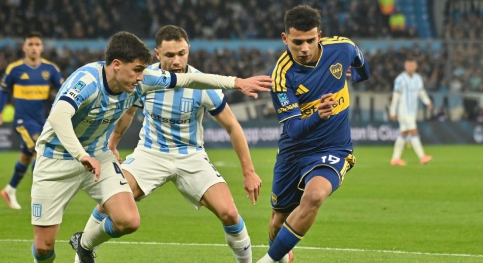 Boca y Racing igualaron en un clásico que mantiene a ambos en la zona baja del Torneo Clausura 2026
